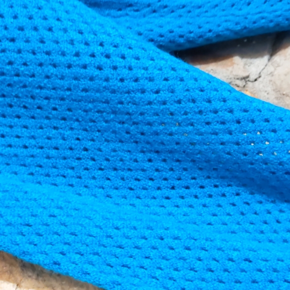 Sweet Romeo Teal Open Stitch Crewneck Sweater - Picture 6 of 11